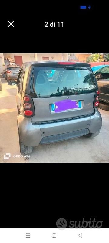 Begagnad Smart ForTwo Coupé Pulse 61 HK (44 kW) 2005 Grå Sportkupé
