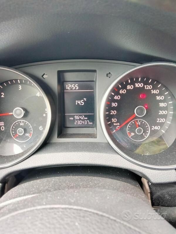 Usata VW Golf VI 110 CV (80 kW) 2009 Nero Utilitaria