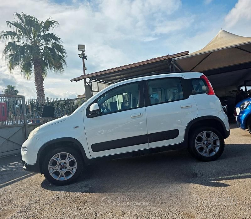 Usata Fiat Panda 4x4 S 75 CV (55 kW) 2013 Bianco Utilitaria