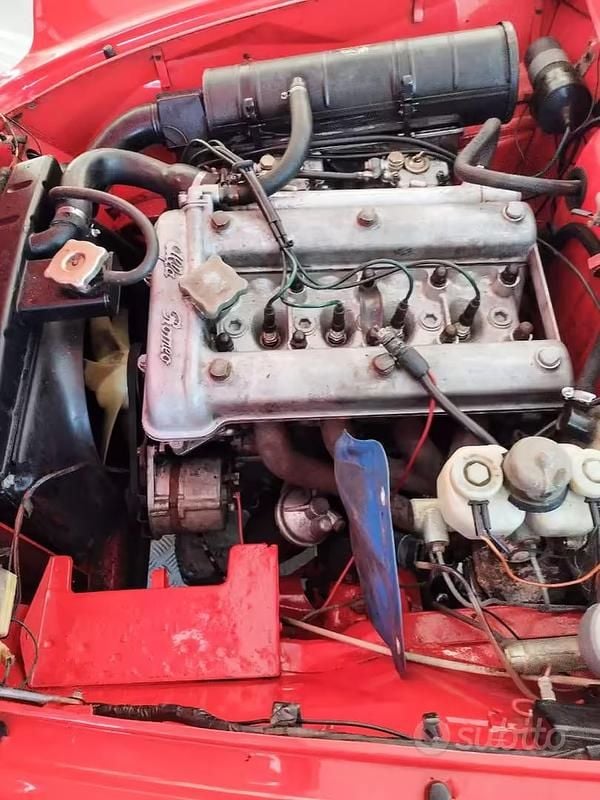Usata Alfa Romeo Spider 1970 Rosso Cabrio