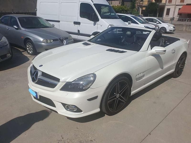 Usata Mercedes SL500 AMG 387 CV (284 kW) 2009 Bianco Cabrio