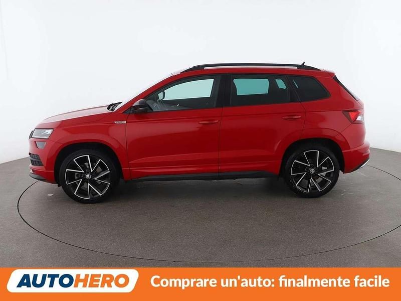 Usata Skoda Karoq SportLine 150 CV (110 kW) 2019 Rosso SUV