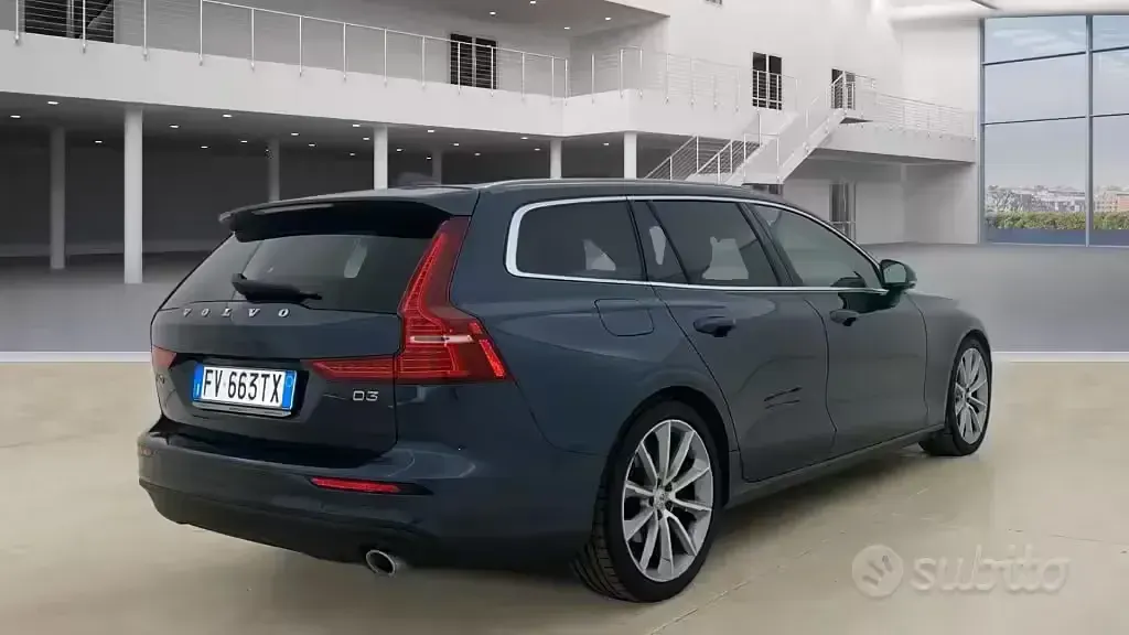 Brugt Volvo V60 Business Edition 150 HK (110 kW) 2019 Blå Stationcar