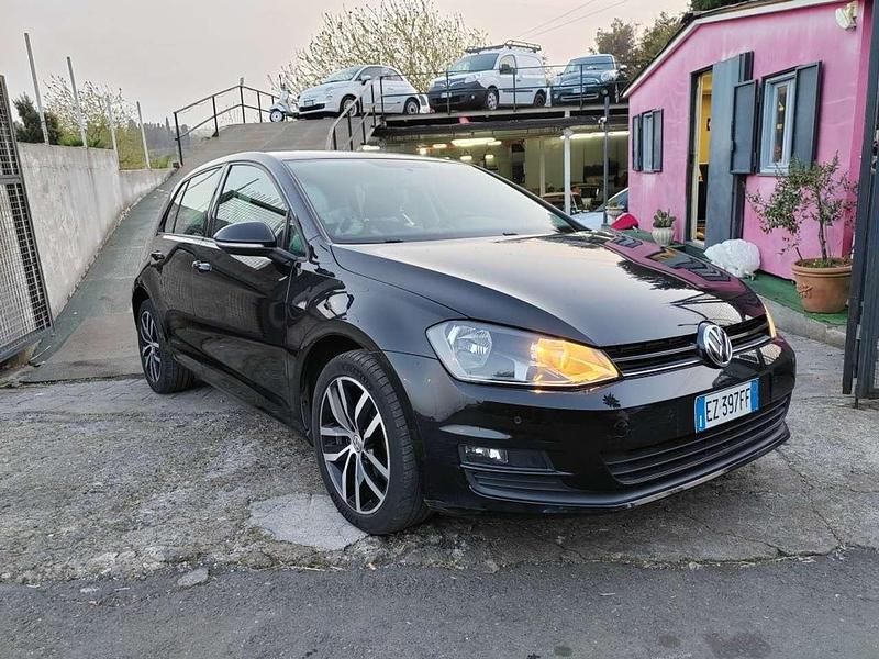 Usata VW Golf VII Trendline 90 CV (66 kW) 2015 Nero Berlina
