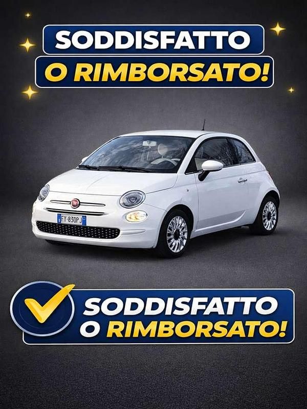 Usata Fiat 500 Lounge 69 CV (50 kW) 2019 Bianco Utilitaria