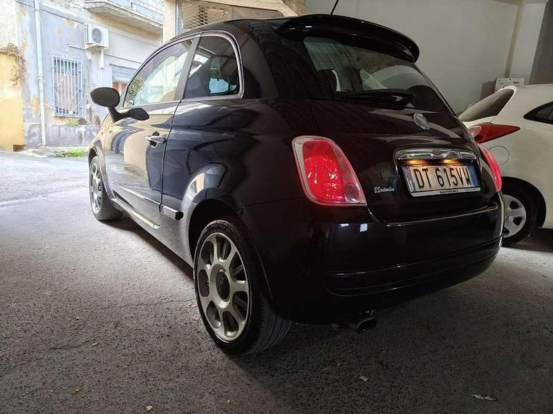 Usata Fiat 500 Sport 69 CV (50 kW) 2009 Nero Cabrio