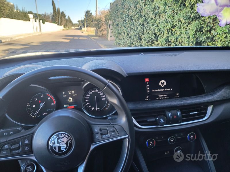 Usata Alfa Romeo Stelvio Super 190 CV (139 kW) 2019 Bianco SUV