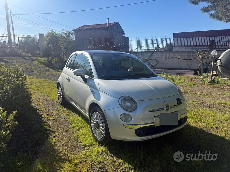 Usata Fiat 500 75 CV (55 kW) 2008 Bianco Utilitaria