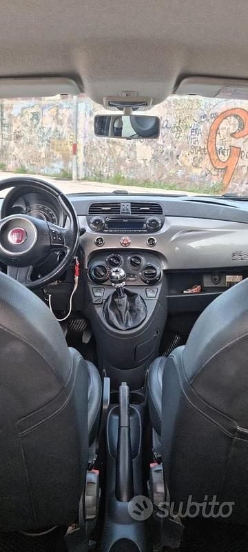 Usata Fiat 500 69 CV (50 kW) 2010 Grigio Berlina