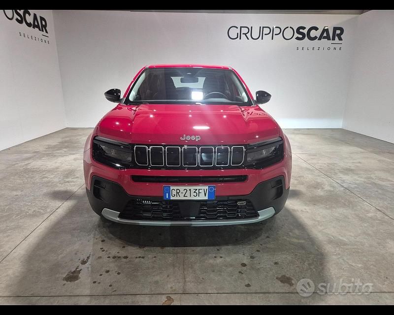 Usata Jeep Avenger 100 CV (73 kW) 2024 Rosso SUV
