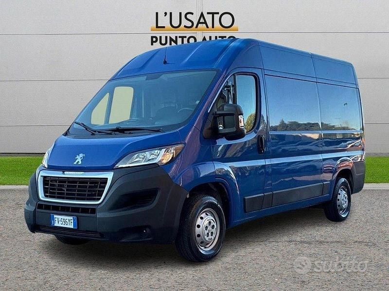 Usata Peugeot Boxer 131 CV (96 kW) 2019 Blu/azzurro(met.) Furgone