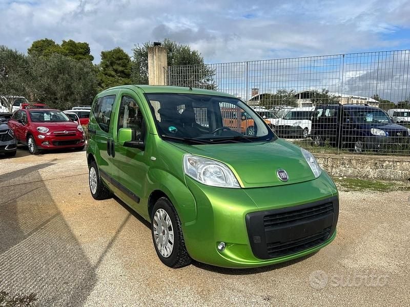 Usata Fiat Qubo Dynamic 73 CV (53 kW) 2009 Verde Monovolume