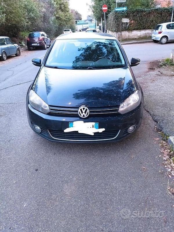 Usata VW Golf VI 2010 Nero Utilitaria