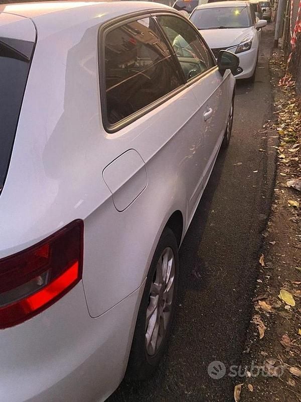 Usata Audi A3 Ambition 110 CV (80 kW) 2014 Bianco Berlina