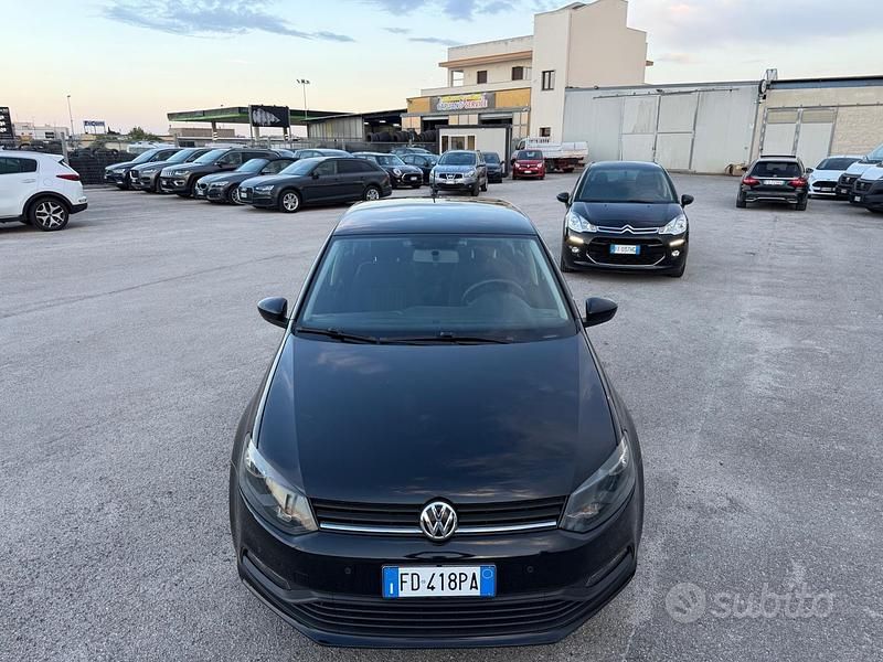 Usata VW Polo Trendline 75 CV (55 kW) 2016 Nero Berlina