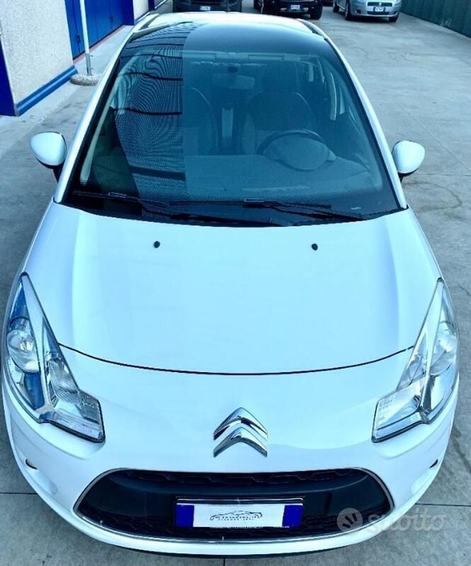 Usata Citroën C3 Exclusive 60 CV (44 kW) 2012 Bianco pastello Utilitaria