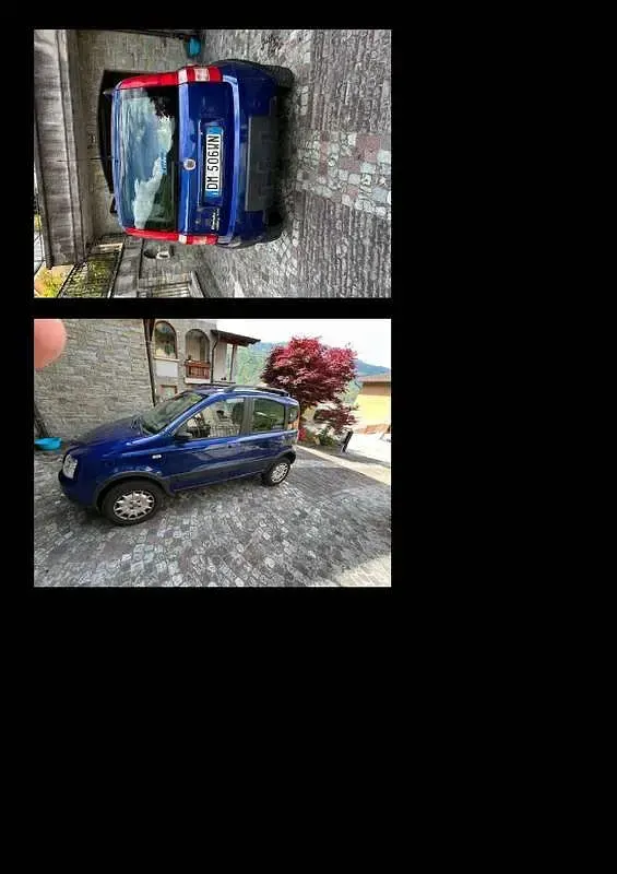 Usata Fiat Panda 4x4 Climbing 60 CV (44 kW) 2007 Blu/azzurro Utilitaria