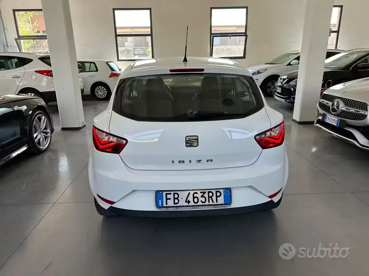 Usata Seat Ibiza Style 75 CV (55 kW) 2016 Bianco Coupé