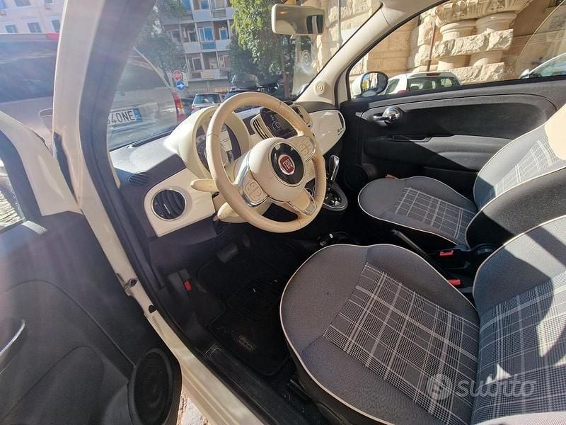 Usata Fiat 500 Lounge 69 CV (50 kW) 2019 Bianco Berlina