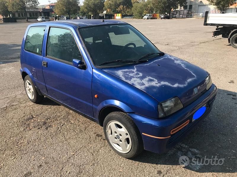 Usata Fiat Cinquecento 54 CV (39 kW) 1997 Blu Utilitaria