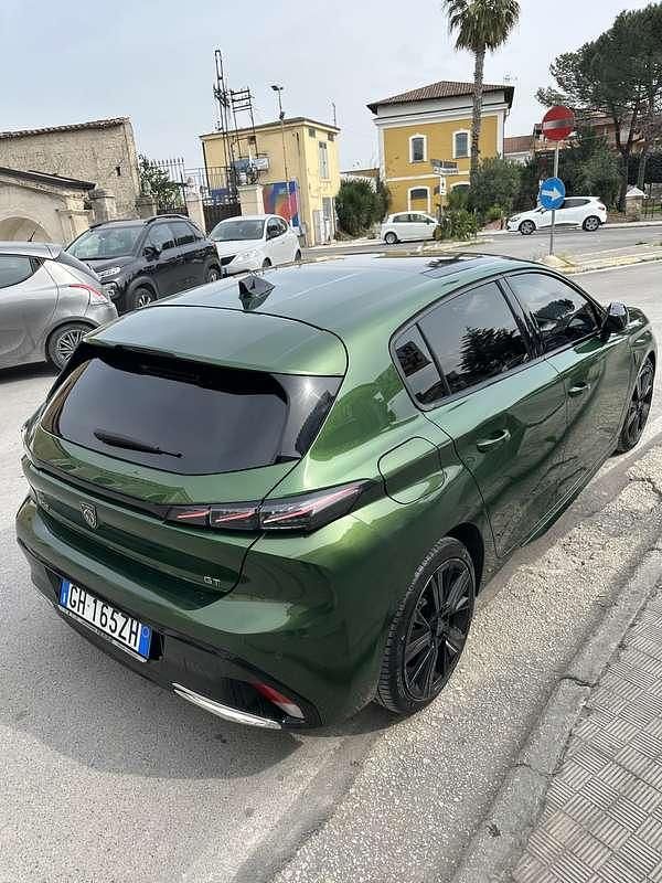 Usata Peugeot 308 GT 131 CV (96 kW) 2022 Verde Berlina