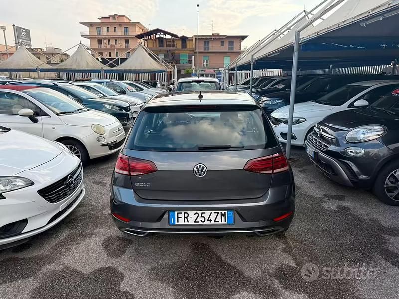 Usata VW Golf VII Highline 115 CV (84 kW) 2019 Grigio Berlina