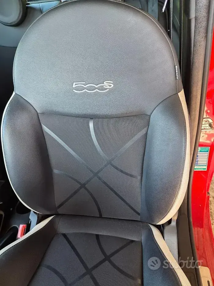 Usata Fiat 500 69 CV (50 kW) 2018 Rosso Berlina