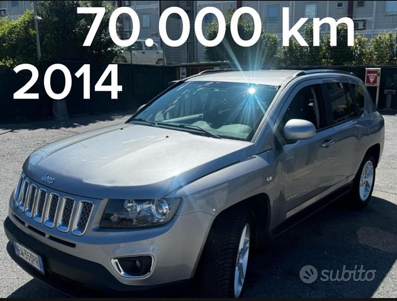 Grigio Usata 2014 Jeep Compass Limited SUV | 11.900 € - Immagine 1/4
