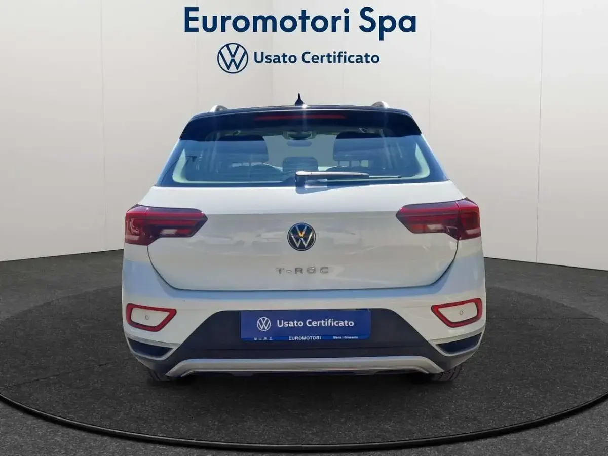 Usata VW T-Roc Style 110 CV (80 kW) 2023 Bianco SUV