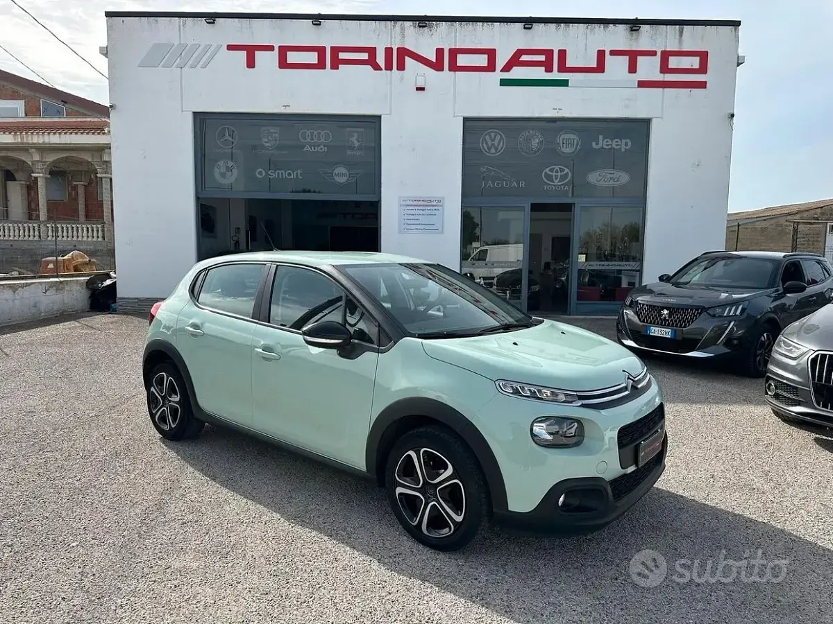 Usata Citroën C3 Feel 83 CV (61 kW) 2020 Verde Utilitaria