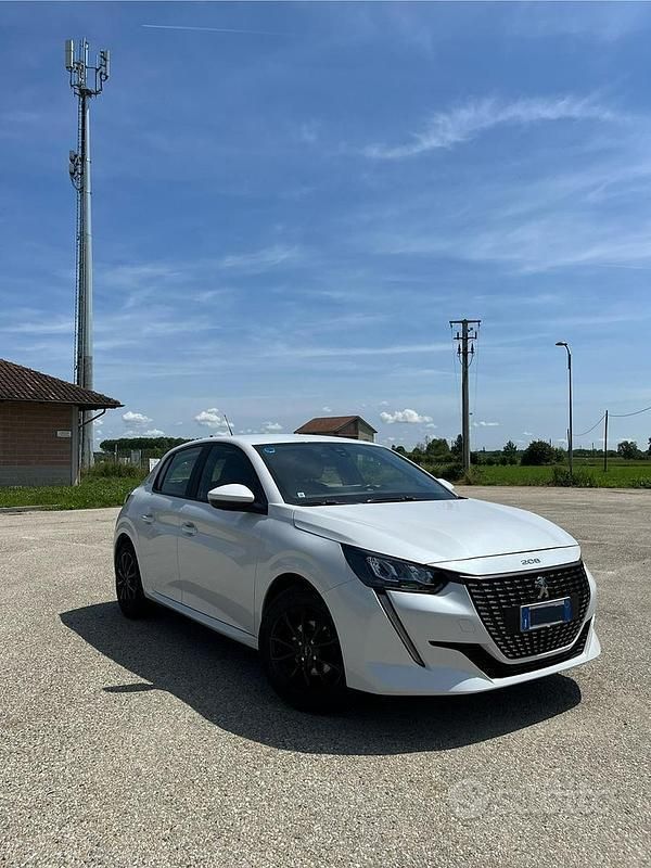 Usata Peugeot 208 75 CV (55 kW) 2020 Bianco Utilitaria