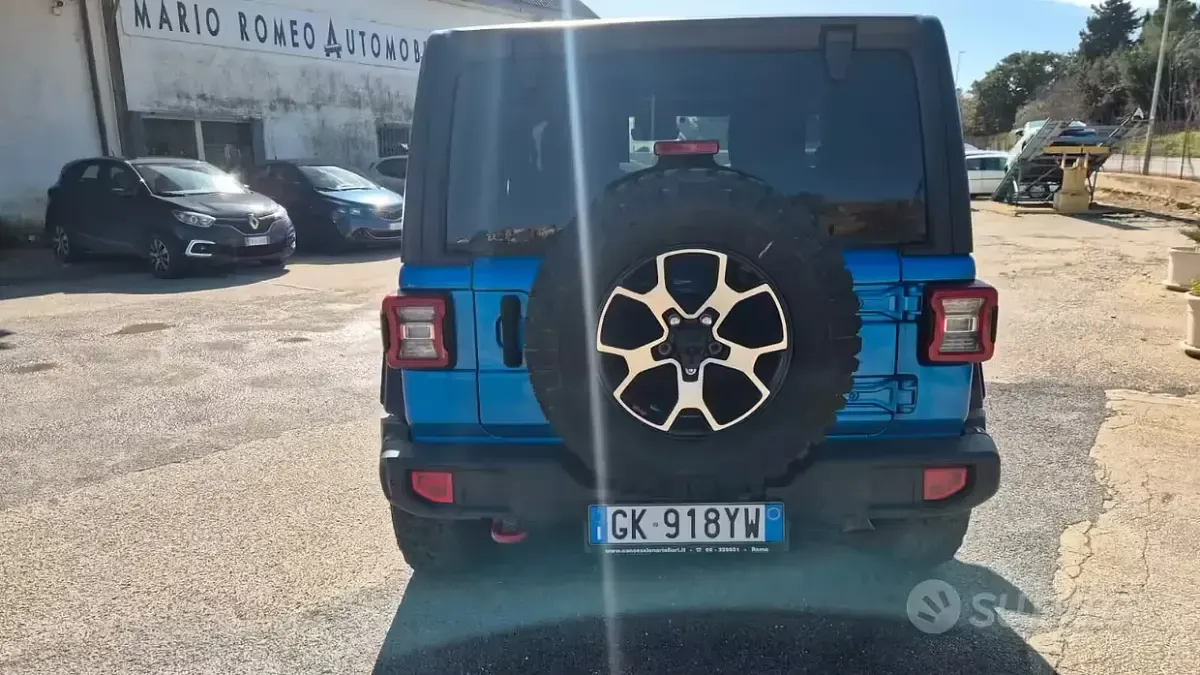 Usata Jeep Wrangler Rubicon 272 CV (200 kW) 2022 Blu SUV