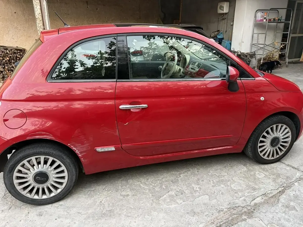 Usata Fiat 500 Lounge 69 CV (50 kW) 2010 Rosso Berlina