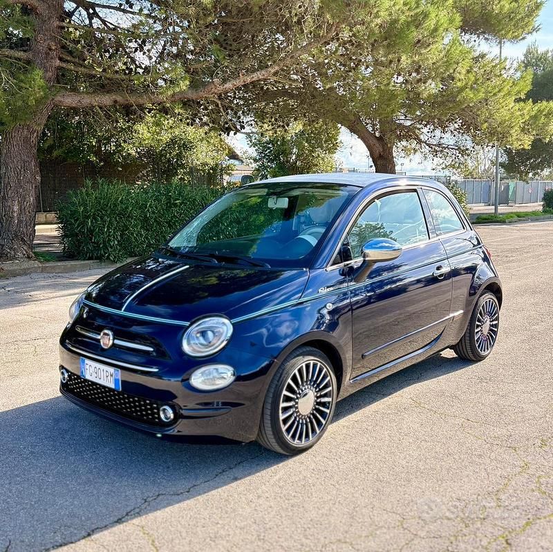 Blu Usata 2017 Fiat 500 Riva Cabrio | 17.800 € - Immagine 1/4