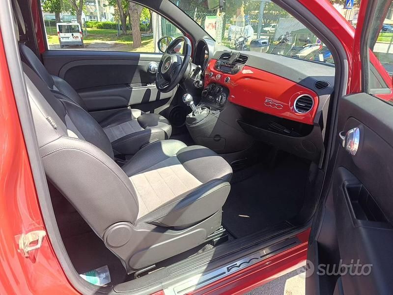 Usata Fiat 500 69 CV (50 kW) 2012 Rosso Utilitaria