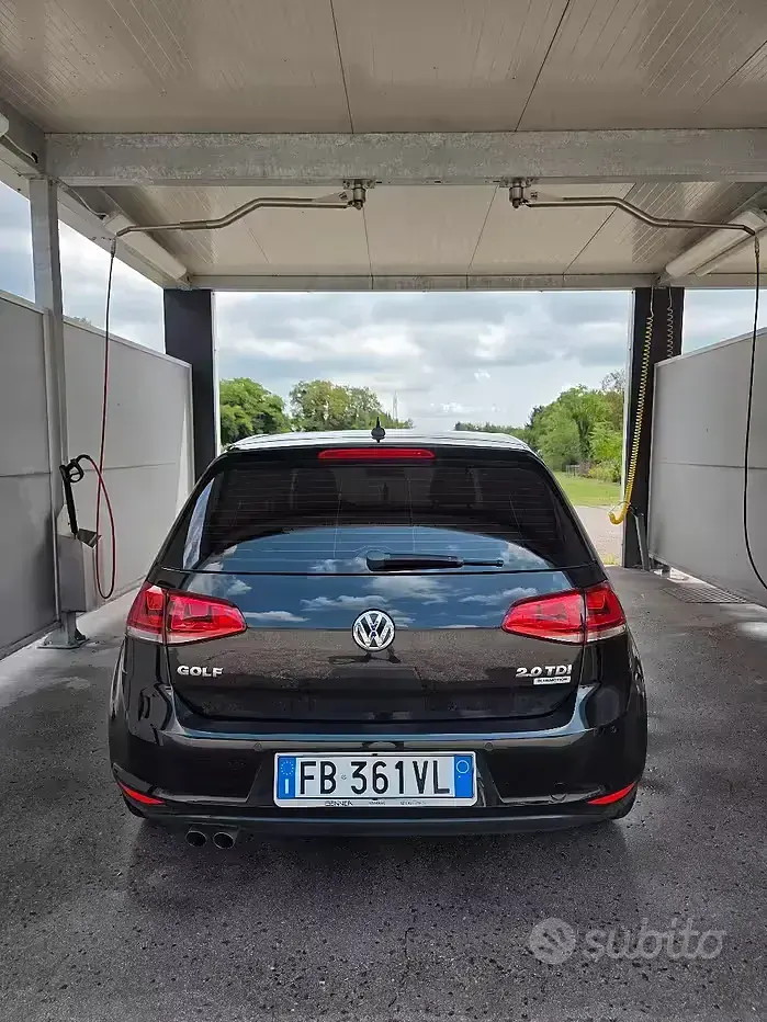 Usata VW Golf VII 150 CV (110 kW) 2015 Nero Berlina
