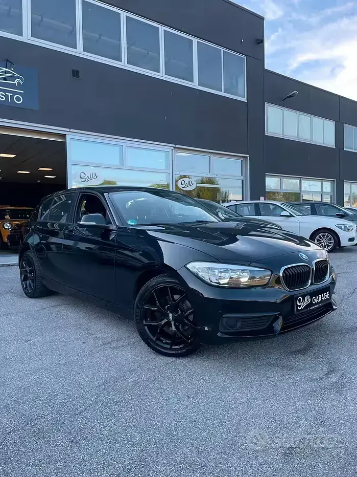 Usata BMW 116 Sport Line 109 CV (80 kW) 2016 Nero Utilitaria