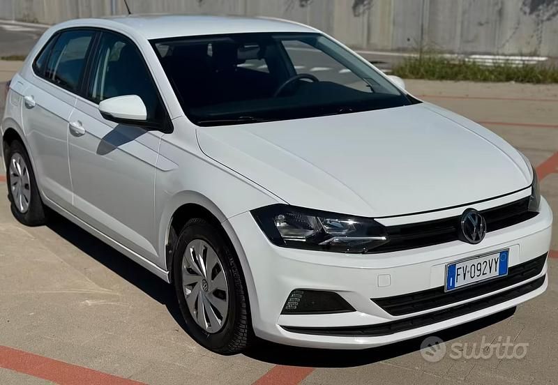Usata VW Polo 80 CV (58 kW) 2019 Bianco Utilitaria