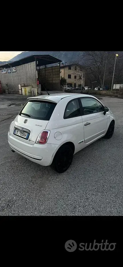 Usata Fiat 500 85 CV (62 kW) 2012 Bianco Berlina
