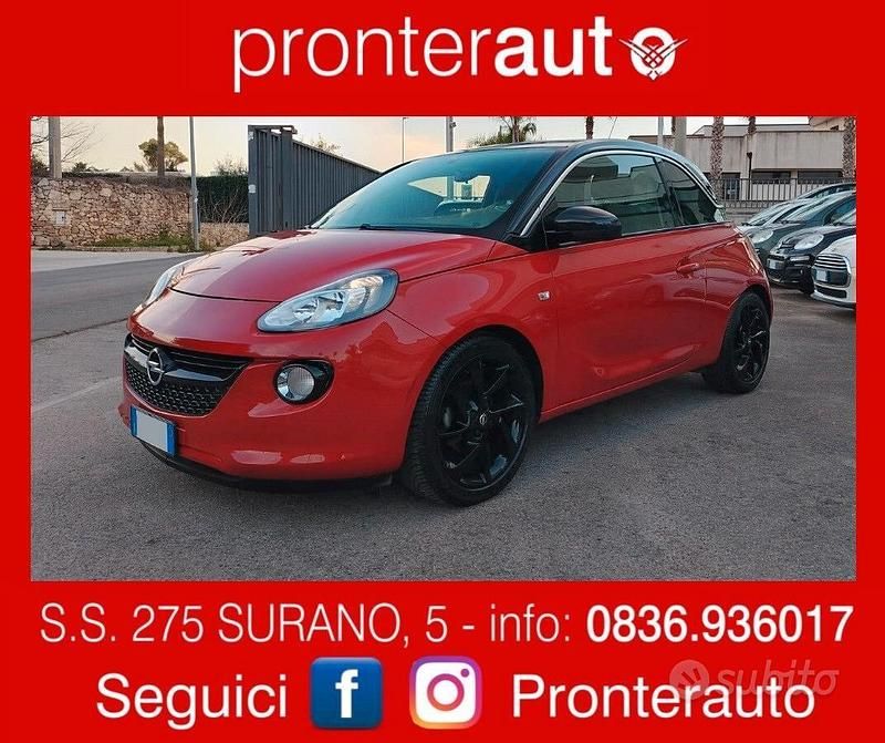 Usata Opel Adam 70 CV (51 kW) 2013 Rosso Utilitaria