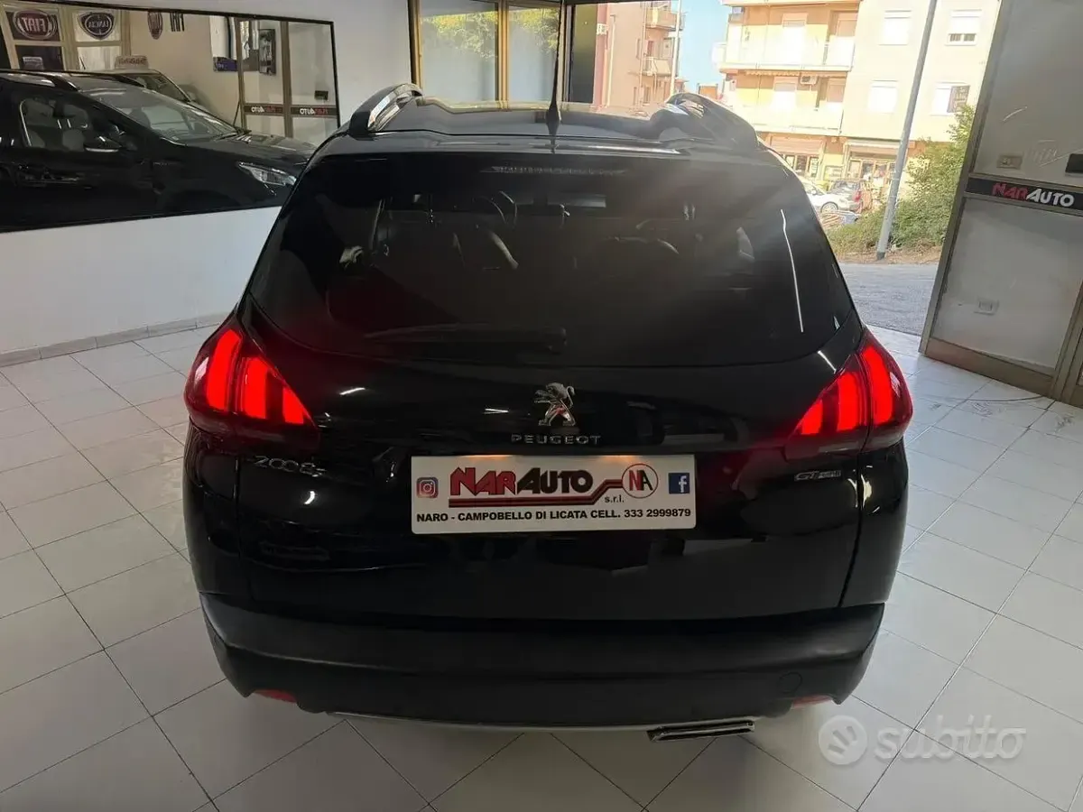 Usata Peugeot 2008 GT-line 102 CV (75 kW) 2019 Nero SUV