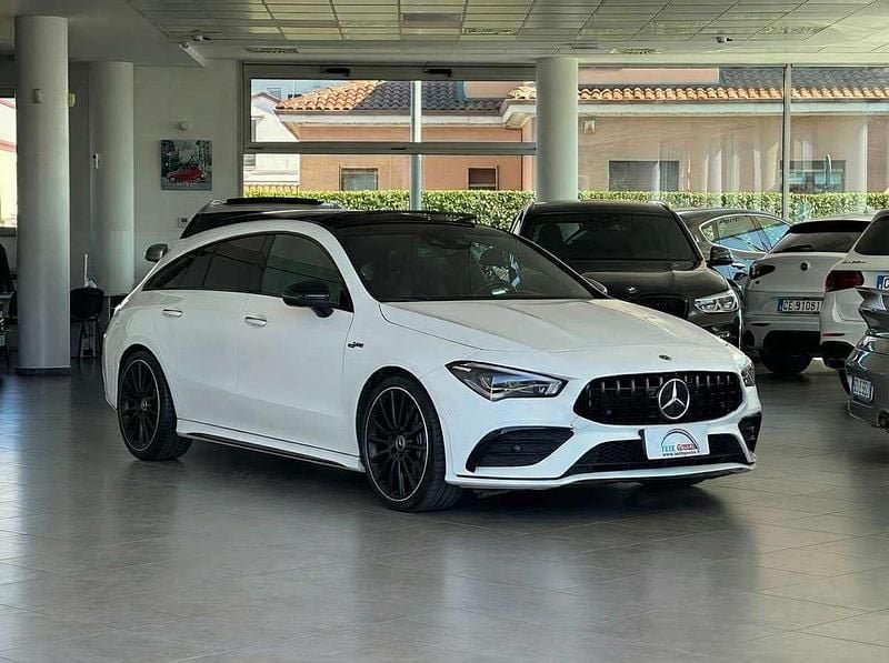 Usata Mercedes CLA35 AMG Shooting Brake AMG 306 CV (225 kW) 2019 Bianco Station wagon