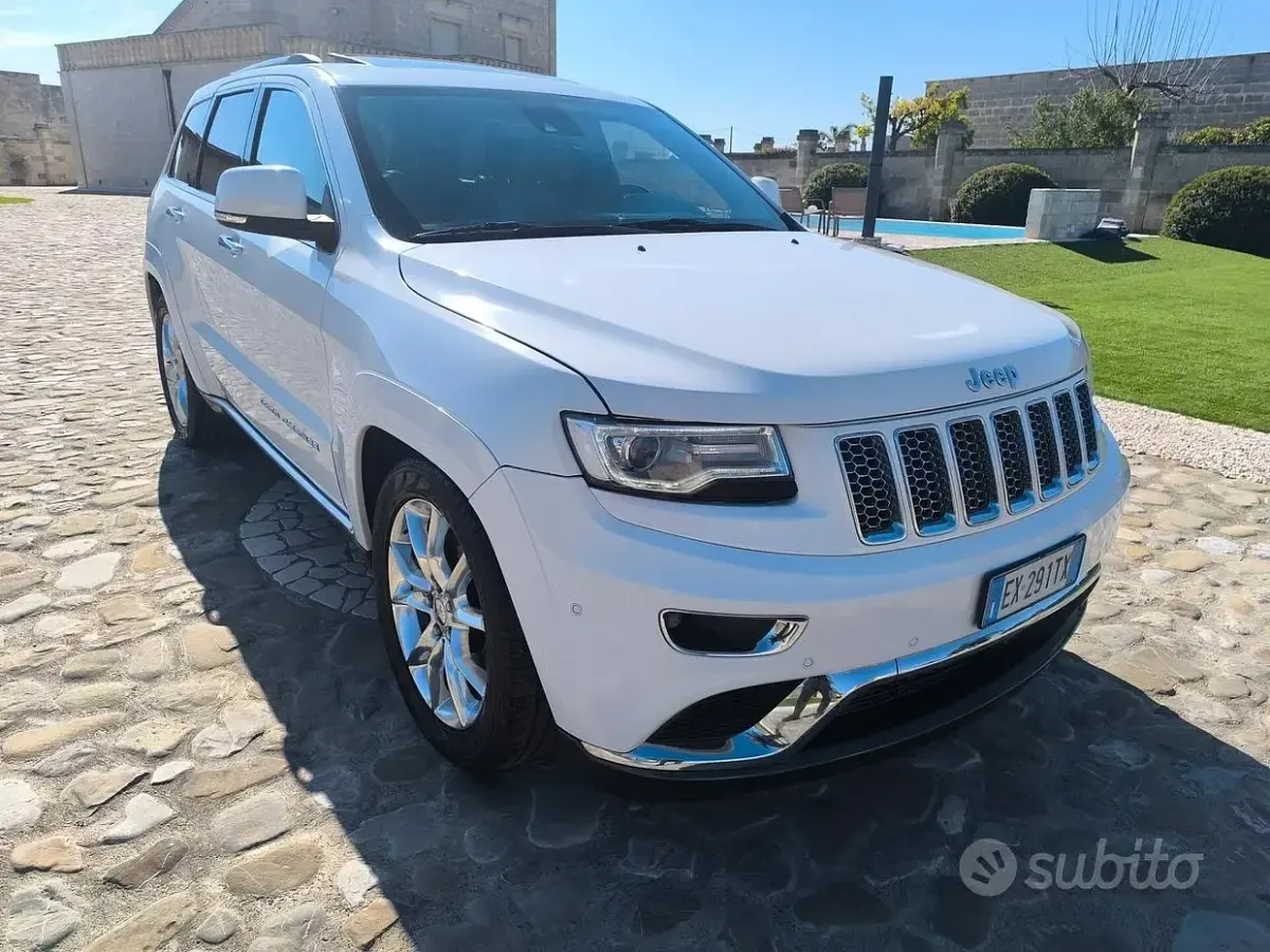 Usata Jeep Grand Cherokee Summit 250 CV (183 kW) 2015 Bianco SUV