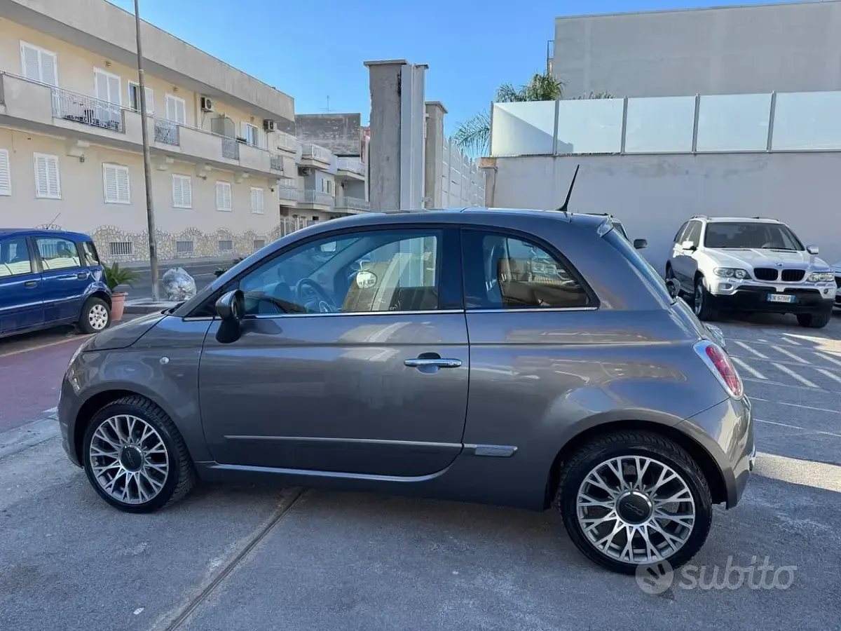 Usata Fiat 500 Lounge 69 CV (50 kW) 2015 Grigio Berlina