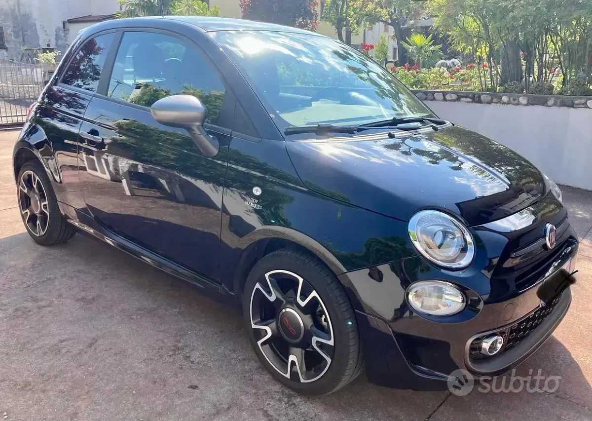 Usata Fiat 500S 69 CV (50 kW) 2019 Nero Utilitaria