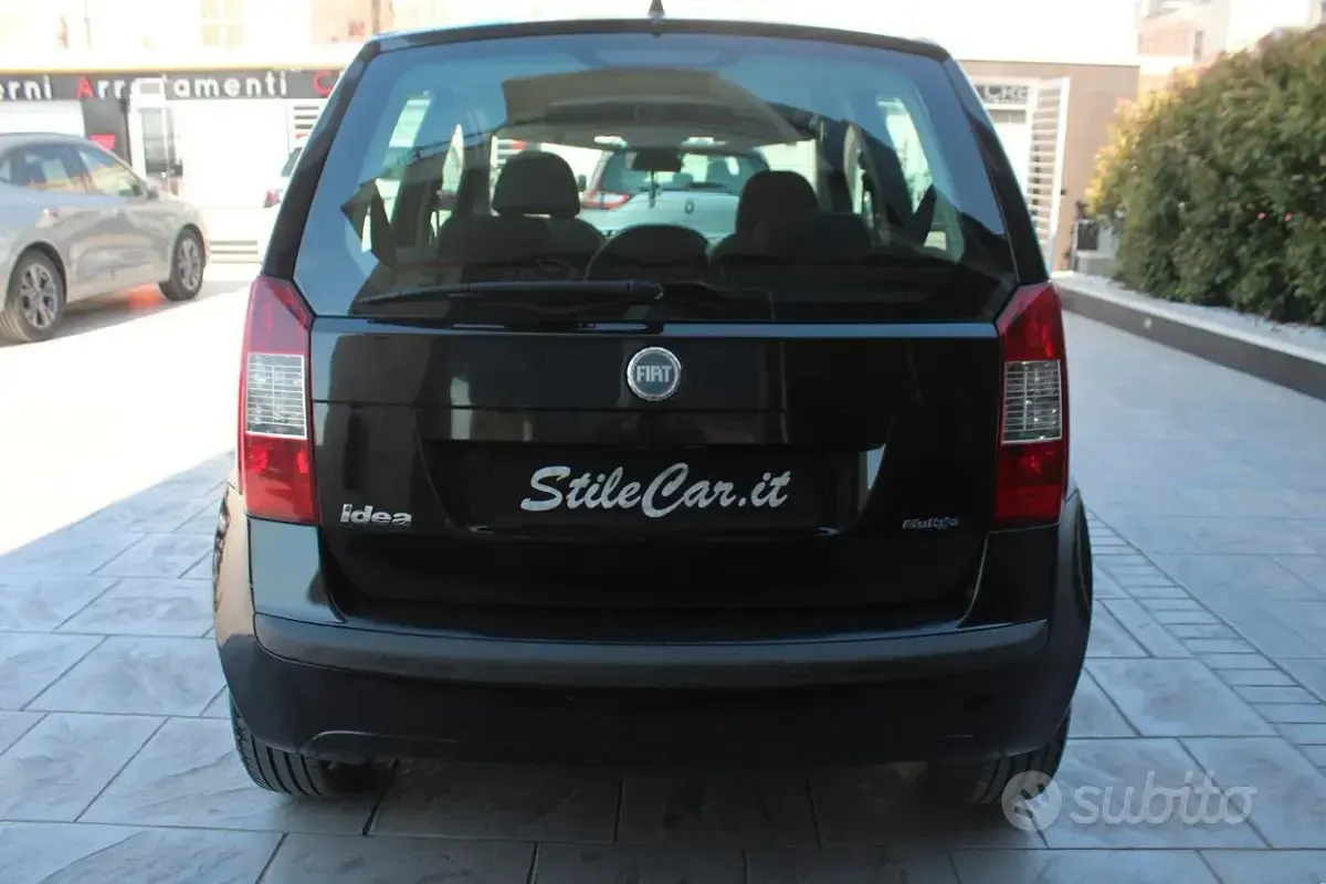Usata Fiat Idea 90 CV (66 kW) 2008 Nero Monovolume