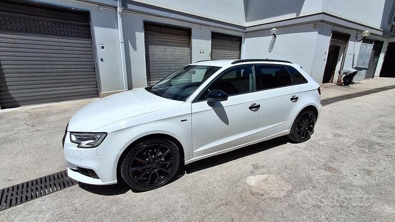 Usata Audi A3 S-Line 116 CV (85 kW) 2019 Bianco Berlina