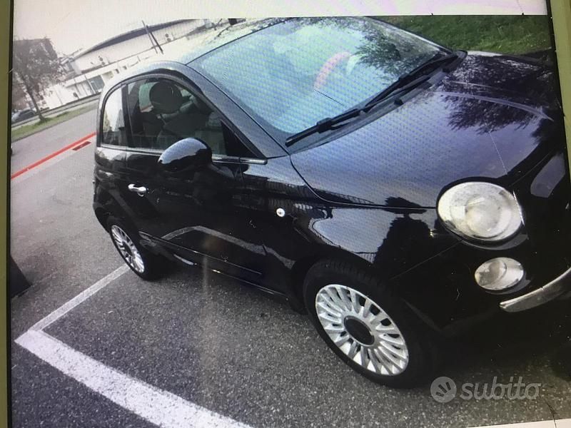 Usata Fiat 500 Lounge 75 CV (55 kW) 2014 Nero Utilitaria