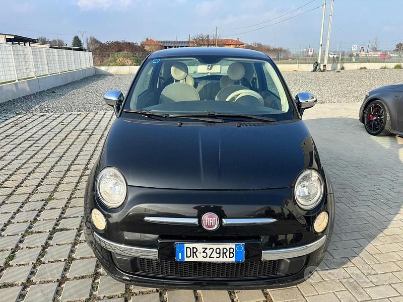 Usata Fiat 500 Lounge 69 CV (50 kW) 2007 Nero Berlina
