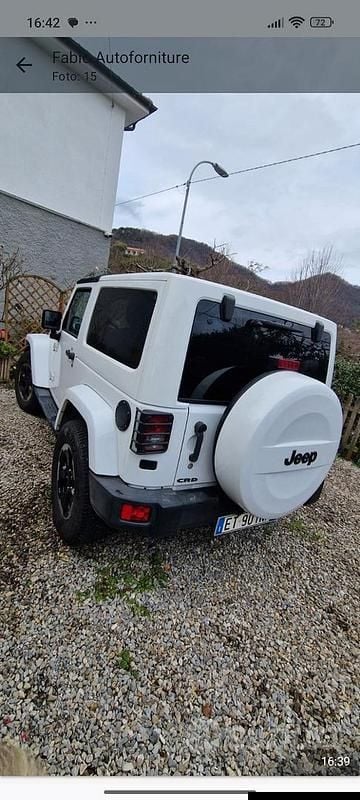 Usata Jeep Wrangler 200 CV (147 kW) 2014 Bianco SUV